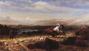 Albert Bierstadt The last Mossback USA oil painting artist